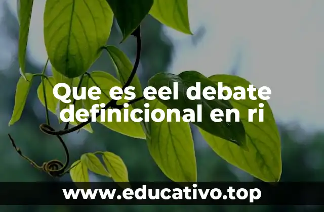 El papel del debate definicional en la comunicación efectiva