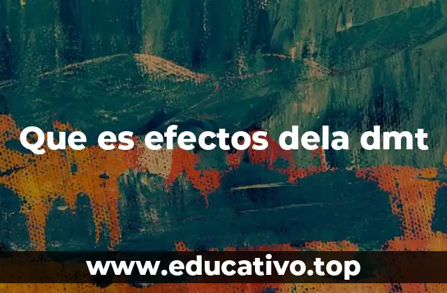 Que es efectos dela dmt