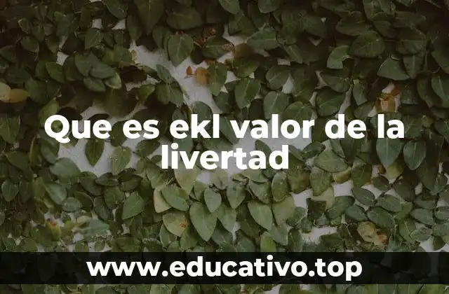 La importancia de la libertad en la sociedad moderna