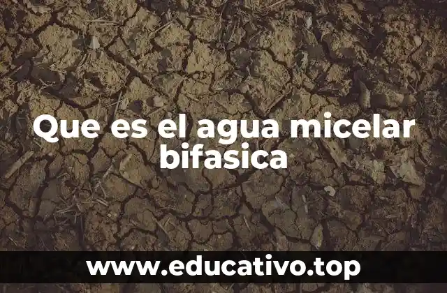 Que es el agua micelar bifasica