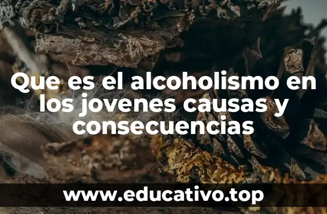Que es el alcoholismo en los jovenes causas y consecuencias