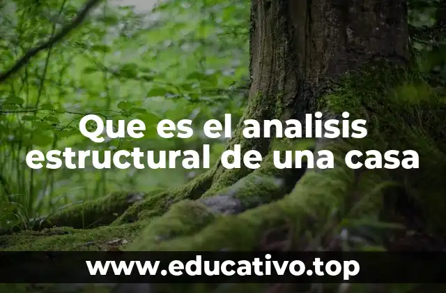 Que es el analisis estructural de una casa