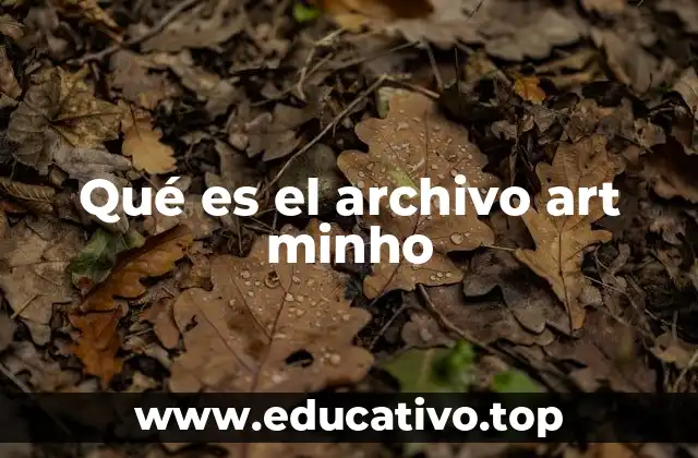 Qué es el archivo art minho