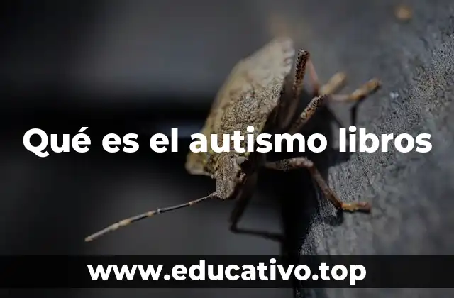 Qué es el autismo libros