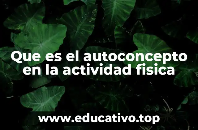La relación entre el autoconcepto y la motivación física