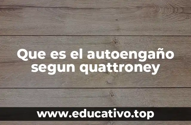 El sesgo cognitivo y el autoengaño