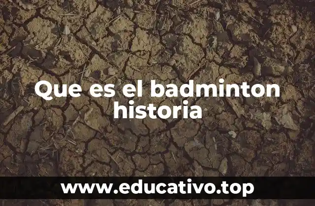 Que es el badminton historia