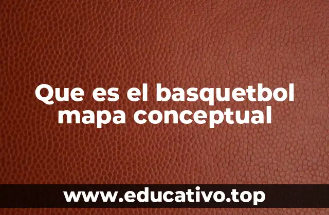 Que es el basquetbol mapa conceptual