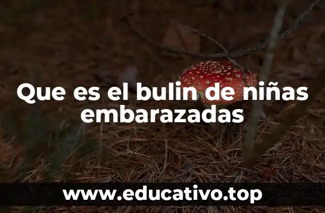 Que es el bulin de niñas embarazadas