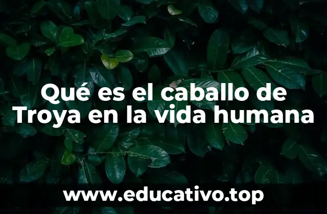 Qué es el caballo de Troya en la vida humana