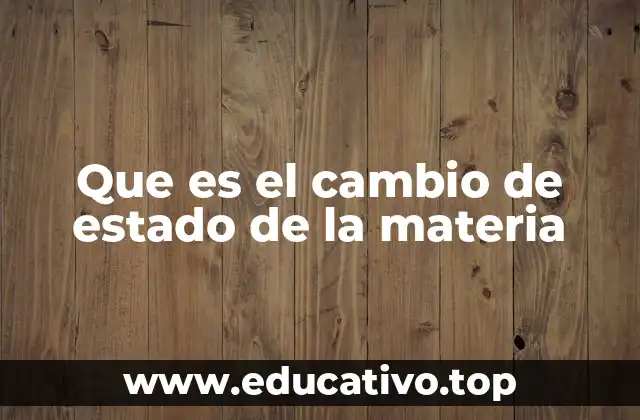 Los estados físicos y su dinámica