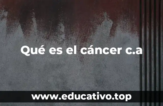 El impacto del cáncer en la salud pública