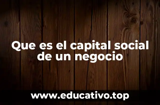 La importancia del capital social en la estructura empresarial