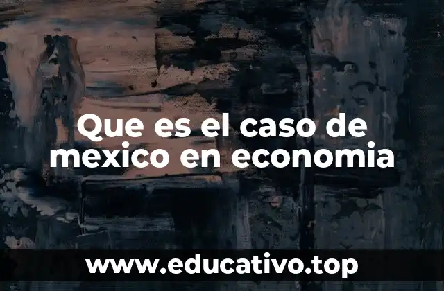 Que es el caso de mexico en economia