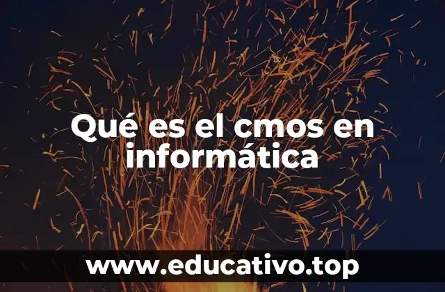 Qué es el cmos en informática
