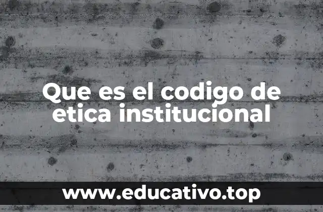 La base moral de las instituciones