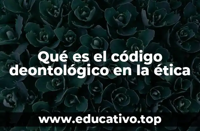 Qué es el código deontológico en la ética