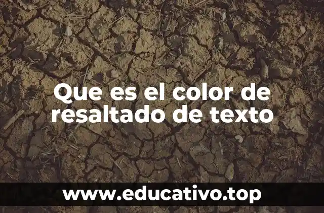 El papel del resaltado en la comprensión visual