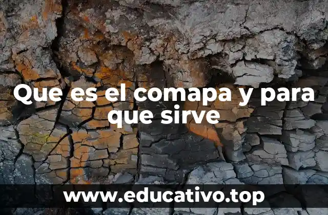 Que es el comapa y para que sirve