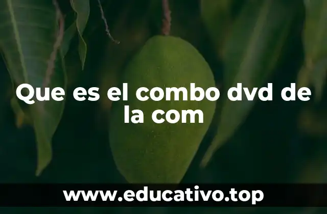 Que es el combo dvd de la com
