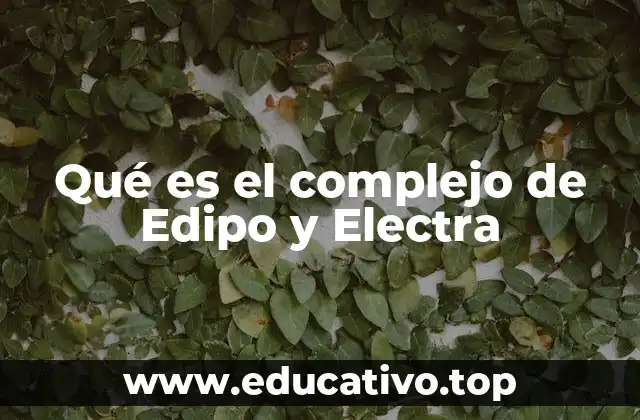Qué es el complejo de Edipo y Electra