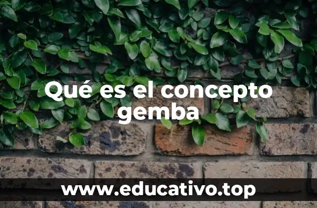 Qué es el concepto gemba