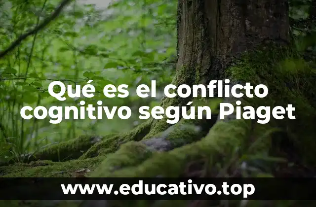 Qué es el conflicto cognitivo según Piaget