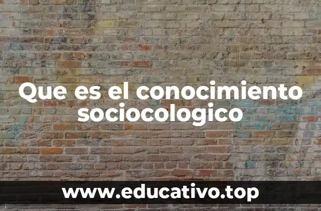 El papel del conocimiento en la comprensión social