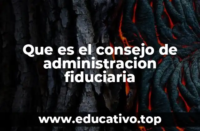 Que es el consejo de administracion fiduciaria