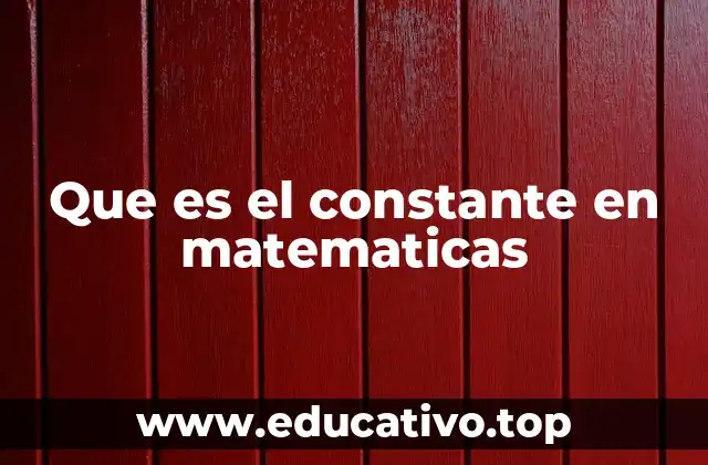 La importancia de los elementos fijos en fórmulas matemáticas