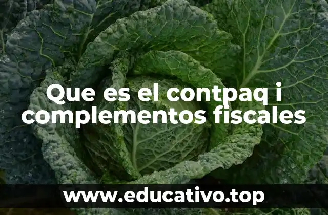 Que es el contpaq i complementos fiscales
