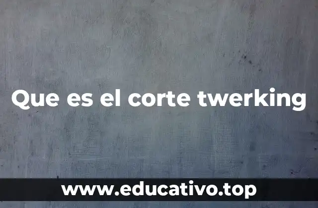 Que es el corte twerking