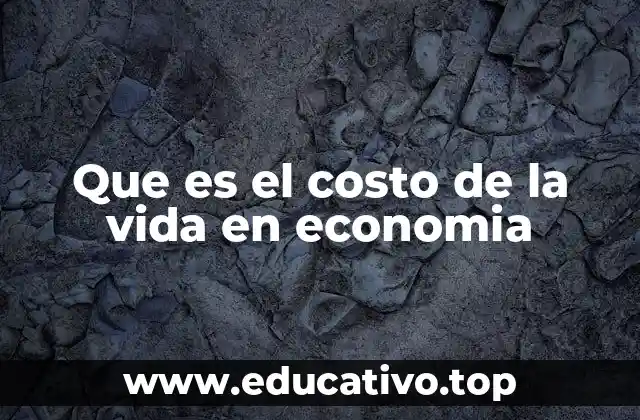 Que es el costo de la vida en economia