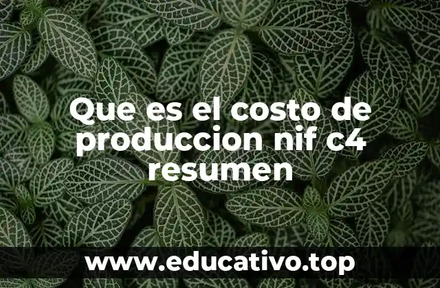 Importancia del costo de producción en la contabilidad empresarial