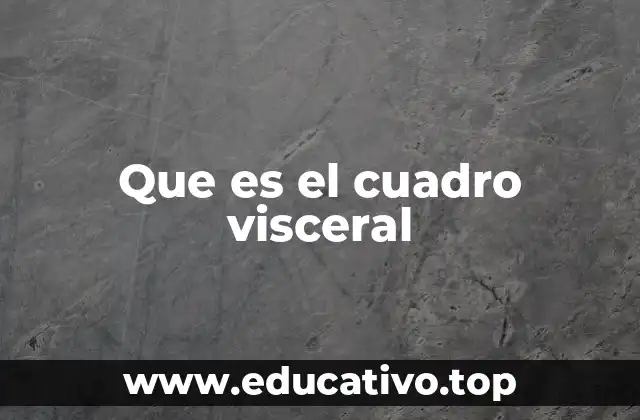 Que es el cuadro visceral