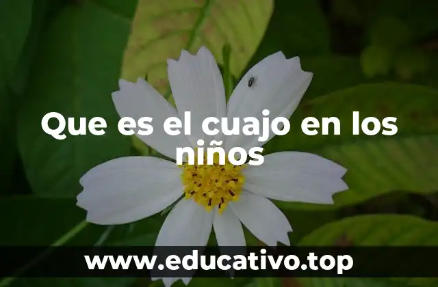 Que es el cuajo en los niños