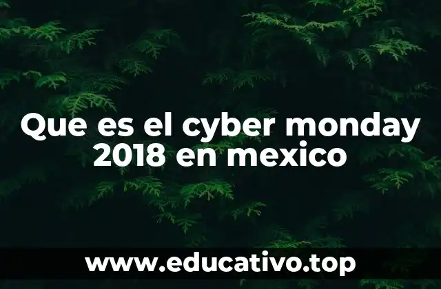 El impacto del Cyber Monday 2018 en el comercio electrónico