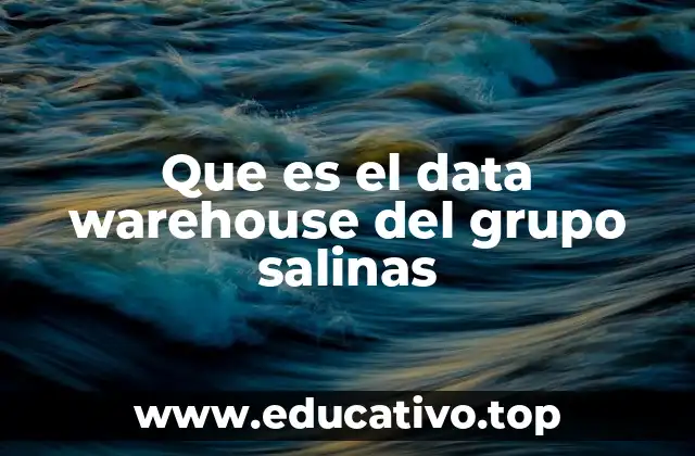 Que es el data warehouse del grupo salinas
