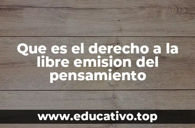 El derecho a expresar ideas en la sociedad contemporánea