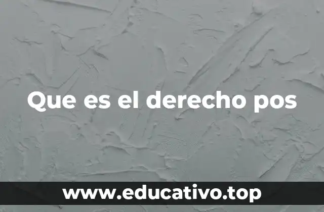 La importancia del derecho pos en el proceso judicial