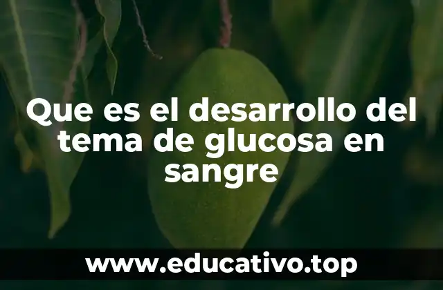 La importancia de entender la regulación de la glucosa