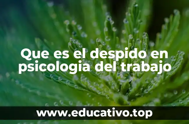 Las implicaciones psicológicas de perder un empleo
