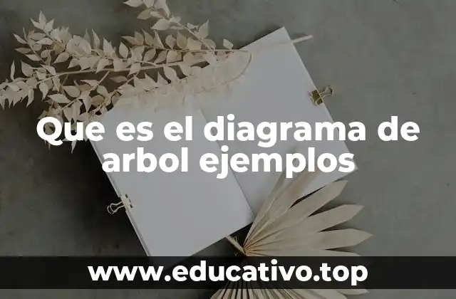 Que es el diagrama de arbol ejemplos
