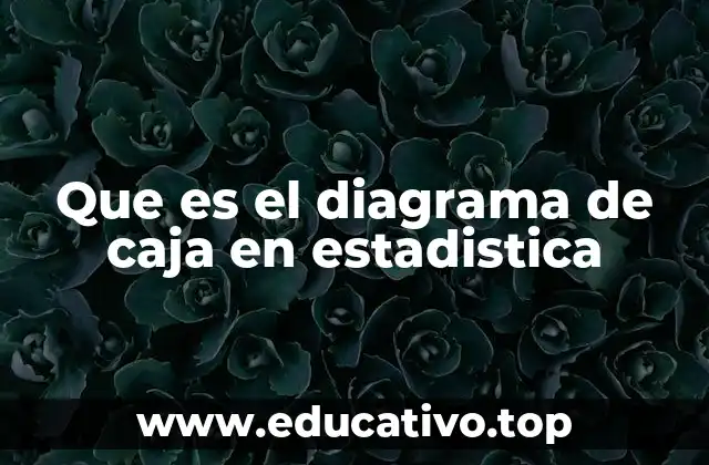 Que es el diagrama de caja en estadistica