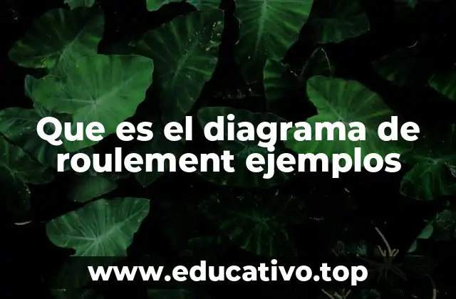 Que es el diagrama de roulement ejemplos