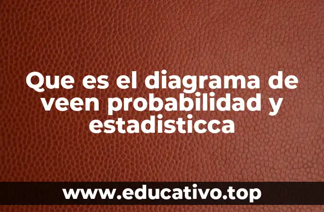 Que es el diagrama de veen probabilidad y estadisticca