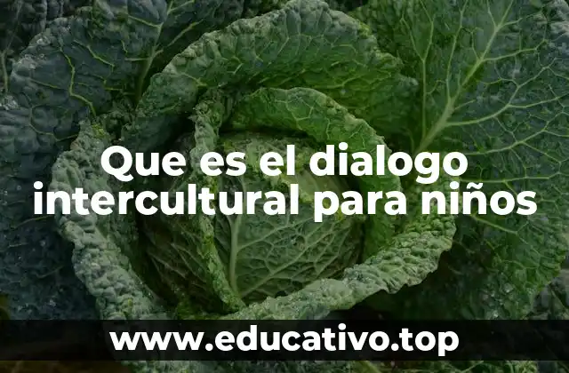 Que es el dialogo intercultural para niños