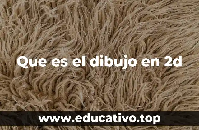 Que es el dibujo en 2d