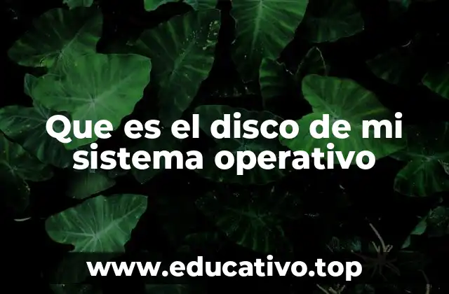 La importancia del disco del sistema operativo en el rendimiento del equipo