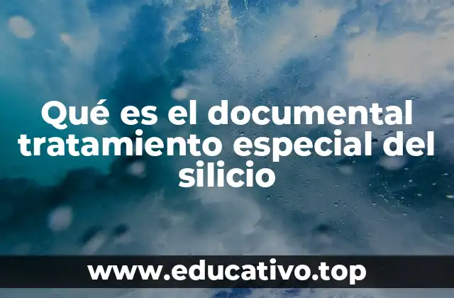 Qué es el documental tratamiento especial del silicio